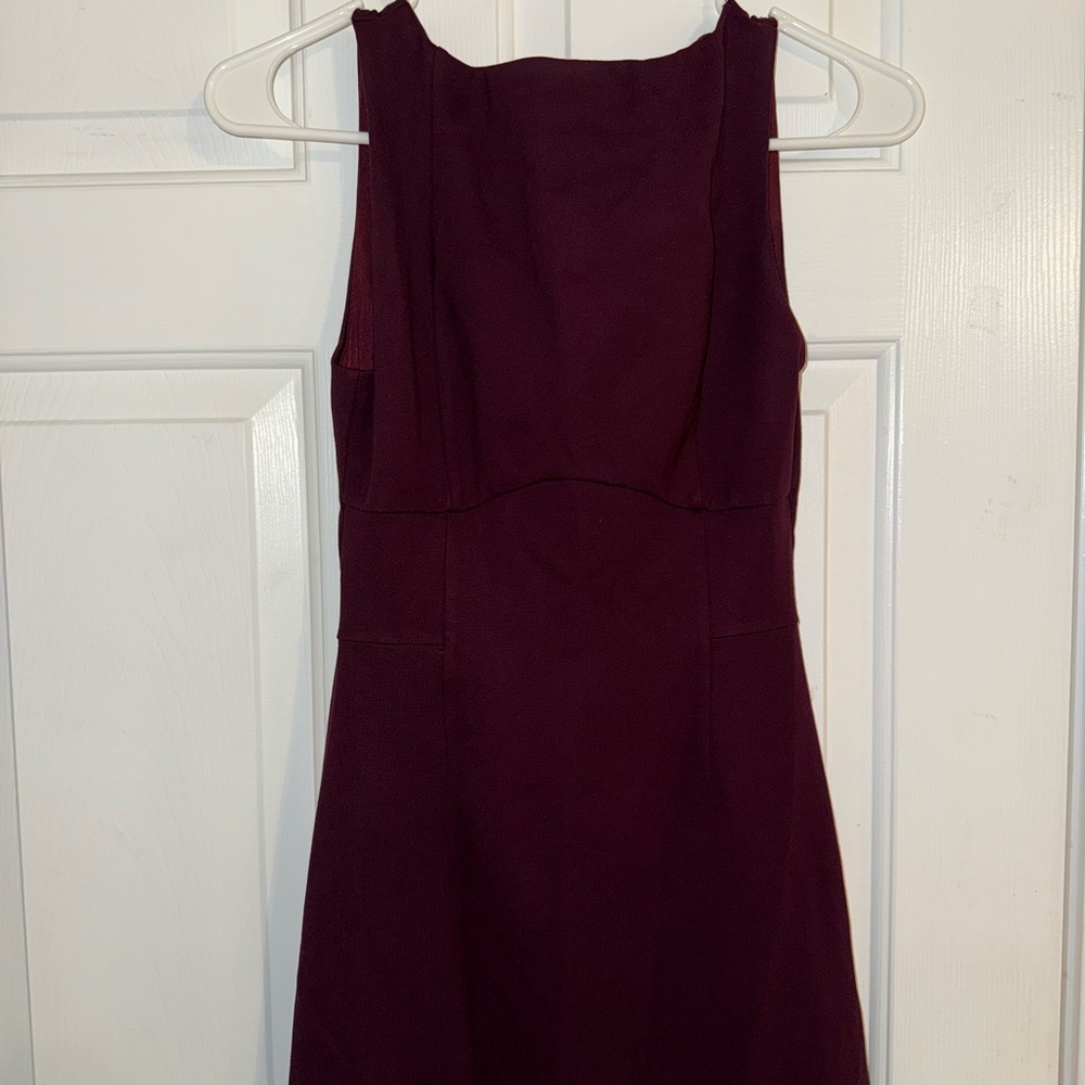 Fashion Nova Taylor Backless A Line Maxi Dress Deep Purple Maxi Dress- Size XS - Picture 4 of 10